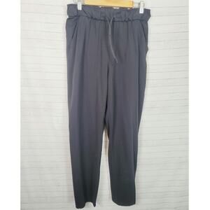 Lululemon Keep Moving Drawstring Full Length Pants in Black, sz 6
